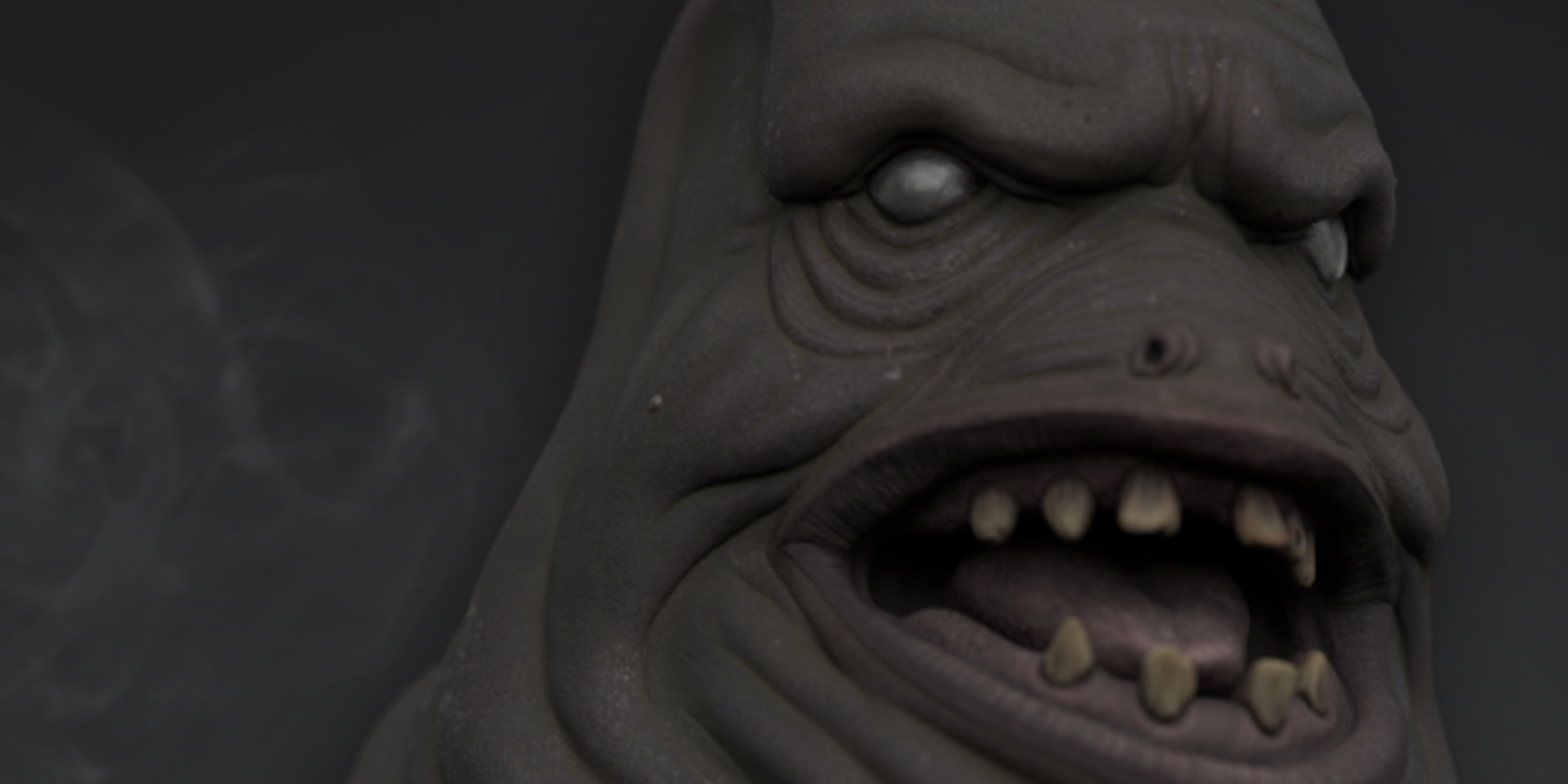 3D sculpt of an original ogre creature design